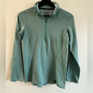 Patagonia Women's Capilene Midweight Zip-Neck light blue xs